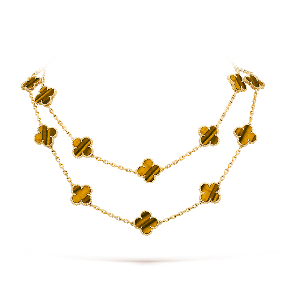 [Kismet Jewels ]CLOVER 20 MOTIFS TIGER EYE ROSE GOLD
