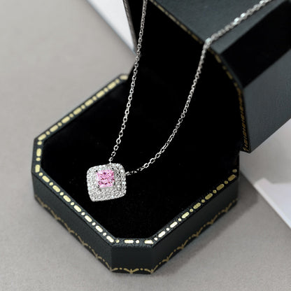 [Kismet Jewels ]Sparkling Asscher Cut Necklace