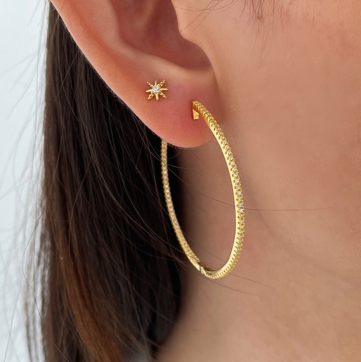 [Kismet Jewels ]Popular Large Hoop Earrings