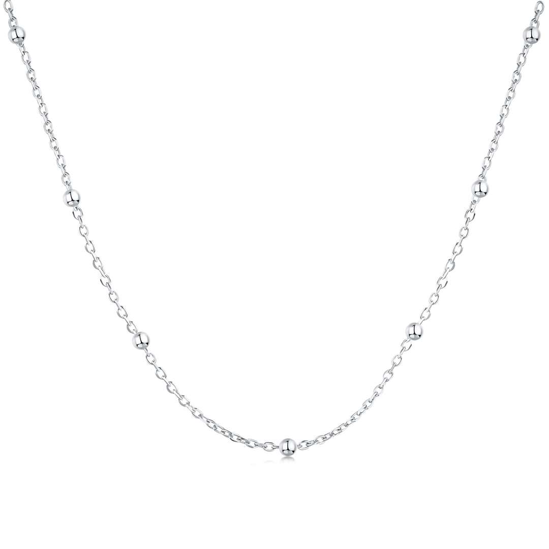 [Kismet Jewels ]Small Bead Clavicle Chain Simple Necklace