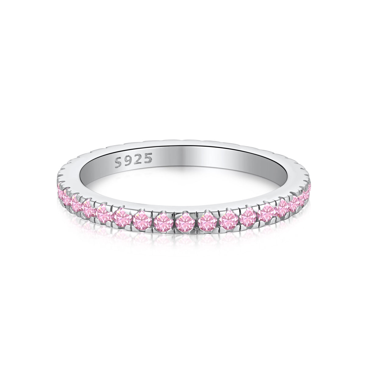 [Kismet Jewels ]Delicate Sparkling Round Cut Daily Ring