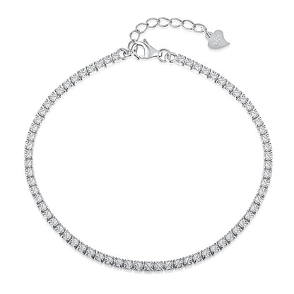[Kismet Jewels ]Radiant Shinning Princess Cut Tennis Bracelet