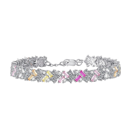 [Kismet Jewels ]Dazzling Unique Multi Shape Daily Bracelet