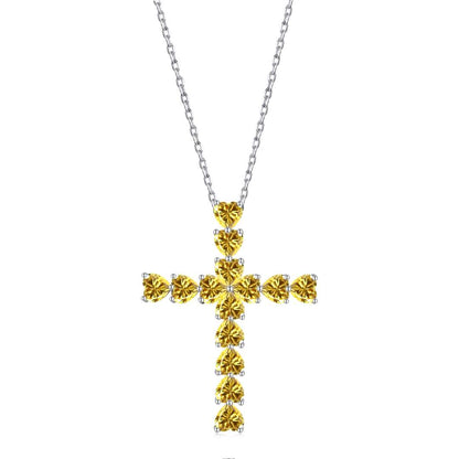 [Kismet Jewels ]Radiant Cross Shape Necklace