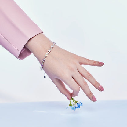 [Kismet Jewels ]Dainty Charming Emerald Cut Daily Bracelet