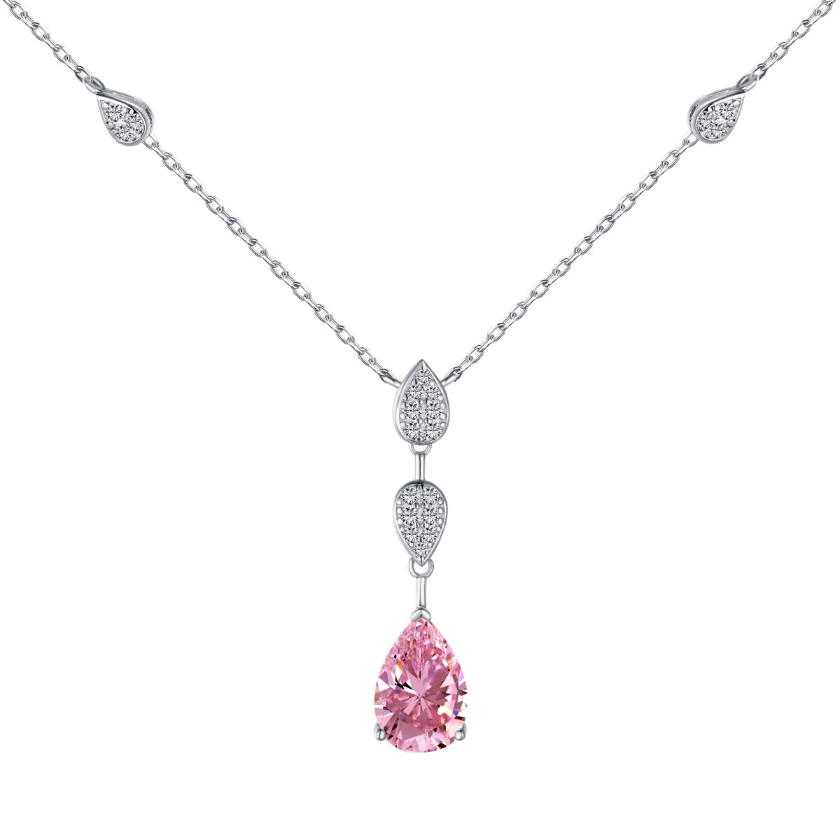 [Kismet Jewels ]Dazzling Pear Cut Necklace