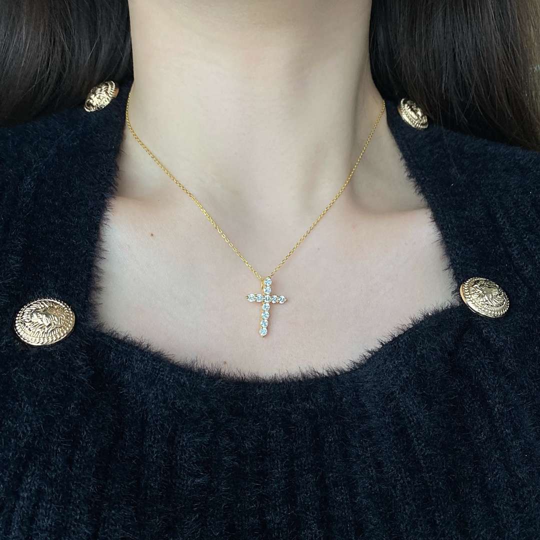 [Kismet Jewels ]Unique Cross Shape Necklace