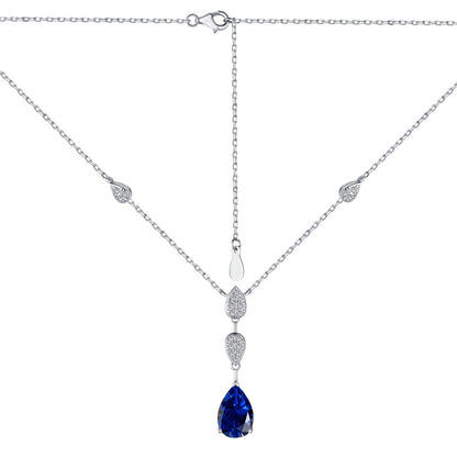 [Kismet Jewels ]Dazzling Pear Cut Necklace