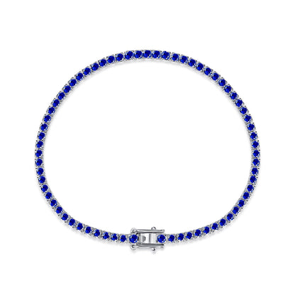 [Kismet Jewels ]Dazzling Colorful Round Cut Daily Bracelet