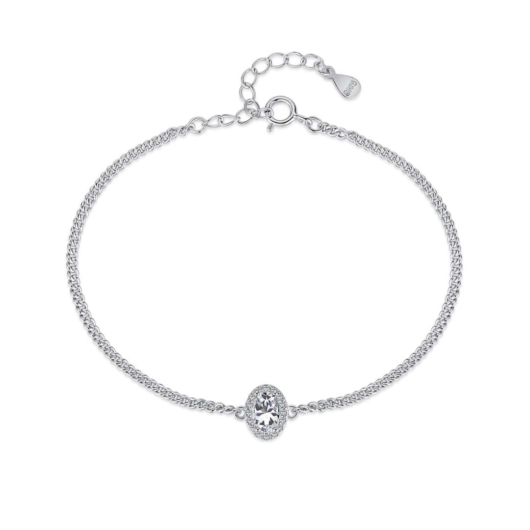 [Kismet Jewels ]Exquisite Oval Shape Bracelet