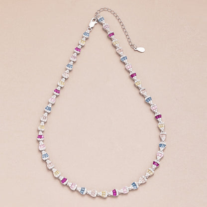 [Kismet Jewels ]Radiant Colorful Rainbow Necklace