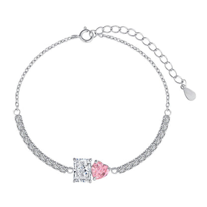 [Kismet Jewels ]Dazzling Unique Multi Shape Lover Bracelet