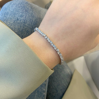 [Kismet Jewels ]Dazzling Romantic Heart Shape Lover Bracelet