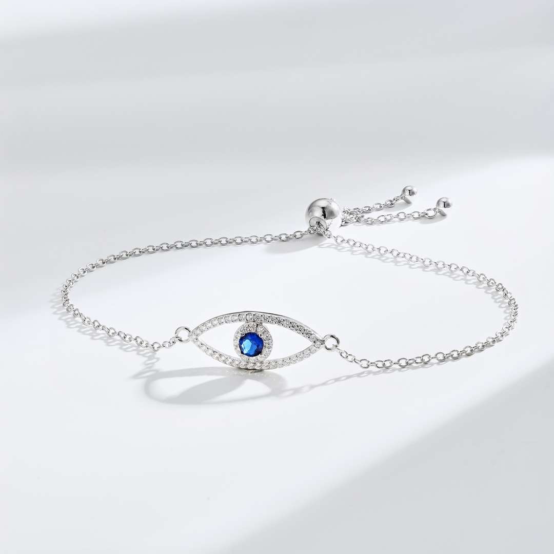 [Kismet Jewels ]Devil's Eye Hollow Design Bracelet