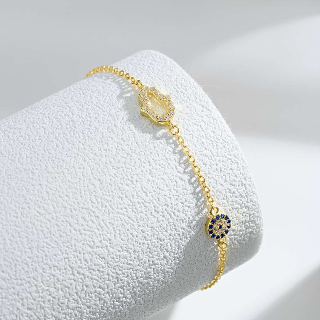 [Kismet Jewels ]Gost Shape & Round Shape Necklace