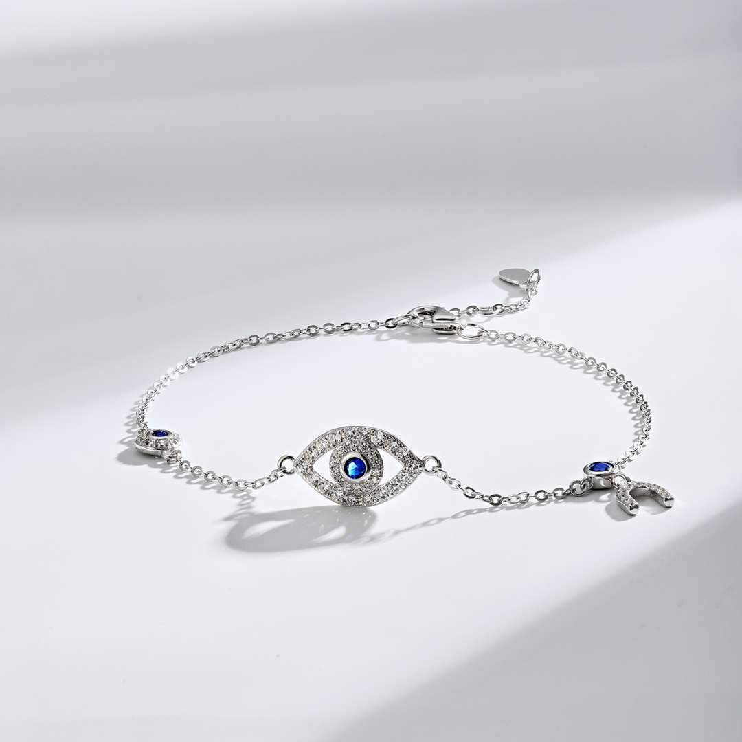 [Kismet Jewels ]Dainty Eye Shape Necklace