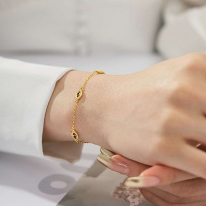 [Kismet Jewels ]Evil Eye Shape Pendent Necklace