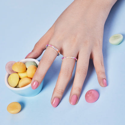 [Kismet Jewels ]Lively In Shades Elegant Radiant Cut Daily Ring