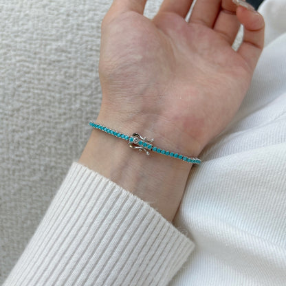 [Kismet Jewels ]Dazzling Exquisite Round Cut Daily Bracelet