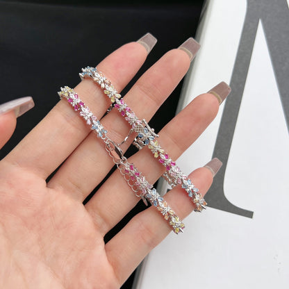 [Kismet Jewels ]Radiant Colorful Emerald Cut Party Bracelet