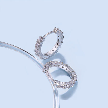 [Echo Fine ]Radiant Colorful Round Cut Earrings