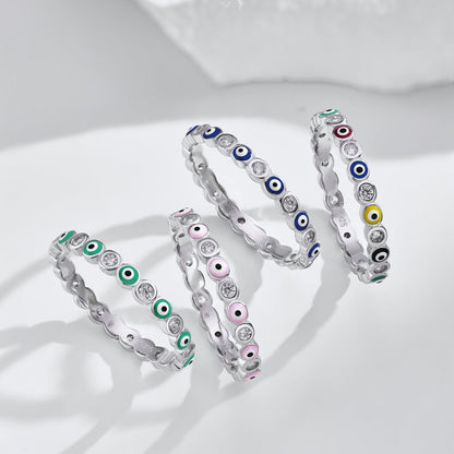 [Echo Fine ]Sparkling Vibrant Round Shape Daily Ring