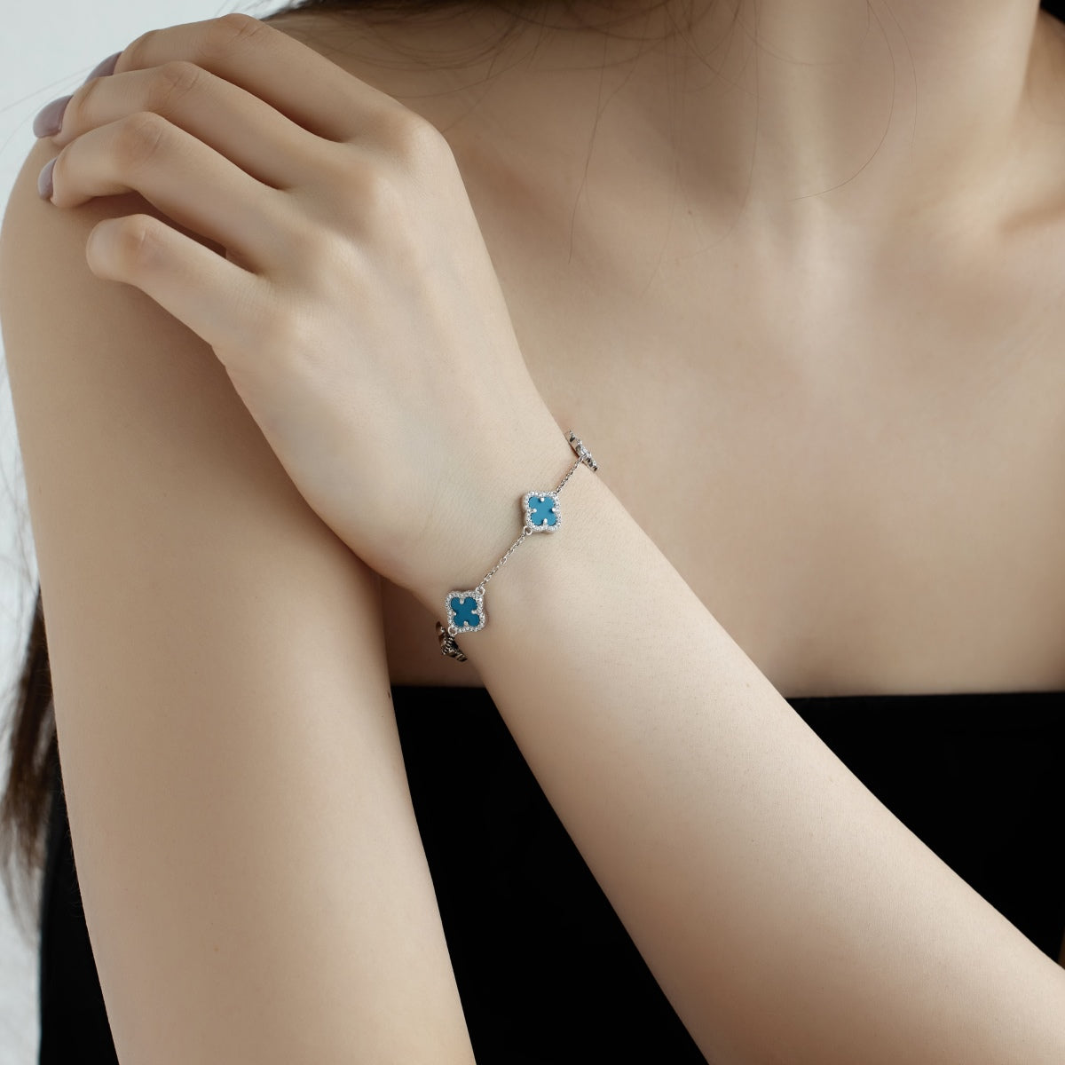 [Echo Fine ]Four-Leaf Clover Exquisite Bracelet