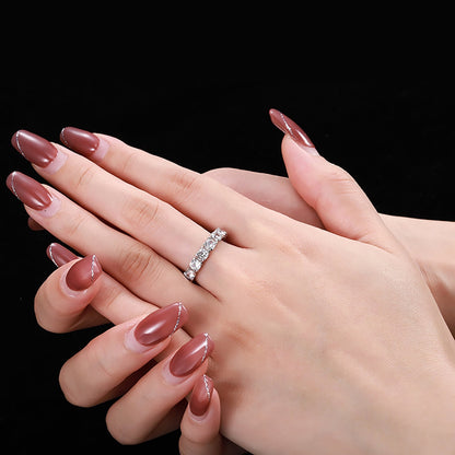 [Kismet Jewels ]Eternity Round Cut Tennis Ring