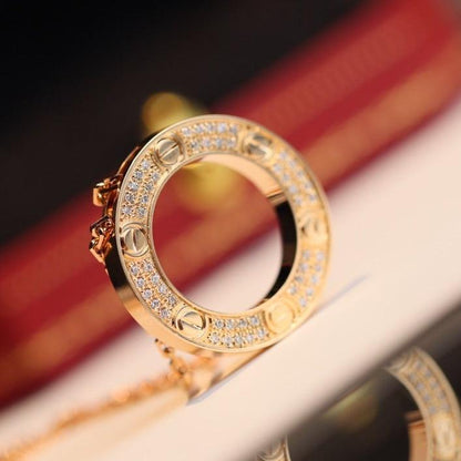 [Kismet Jewels ]LOVE NECKLACE ADJUSTABLE ROSE GOLD