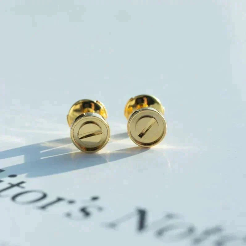 [Kismet Jewels ]LOVE EARRINGS GOLD 10MM