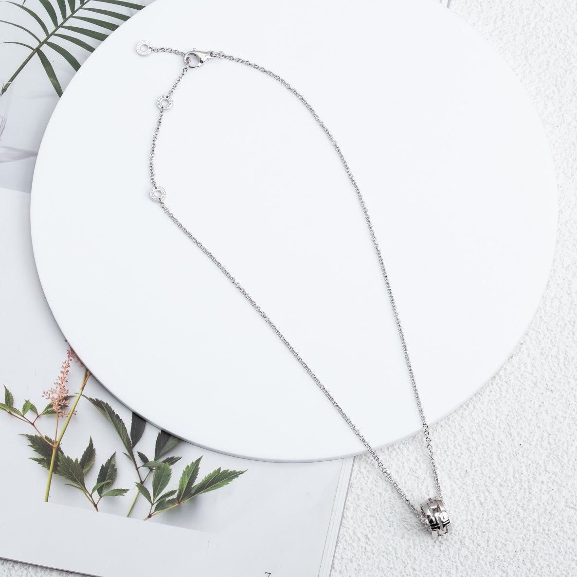 [Kismet Jewels ]PARENTESI NECKLACE SILVER