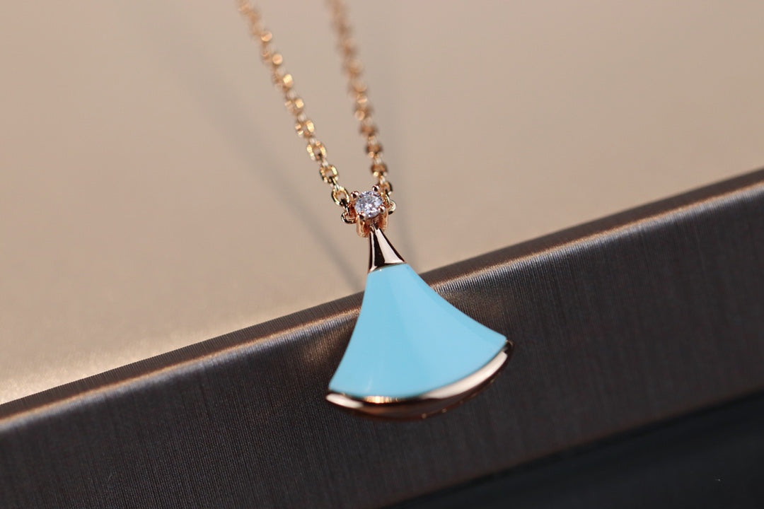 [Echo ]DREAM NECKLACE TURQUOISE PINK GOLD