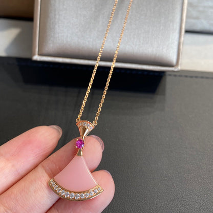 [Kismet Jewels ]DREAM NECKLACE PINK OPAL