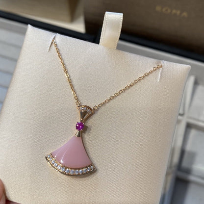 [Kismet Jewels ]DREAM NECKLACE PINK OPAL