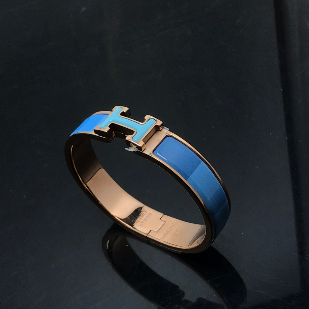 [Kismet Jewels ]H BRACELET BLUE RAINBOW CERAMIC