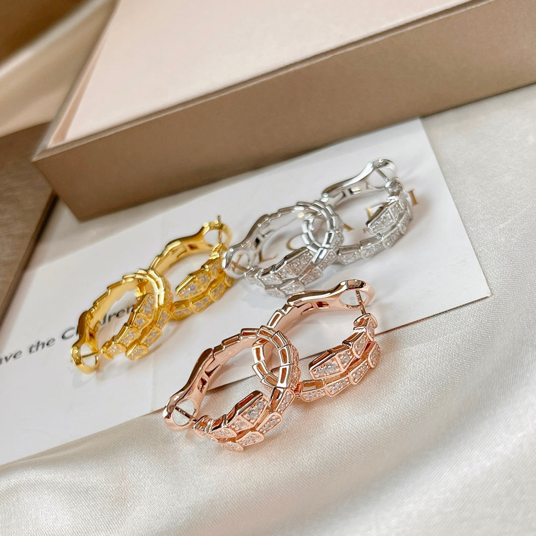 [Echo ]SERPENTI EARRINGS DIAMOND