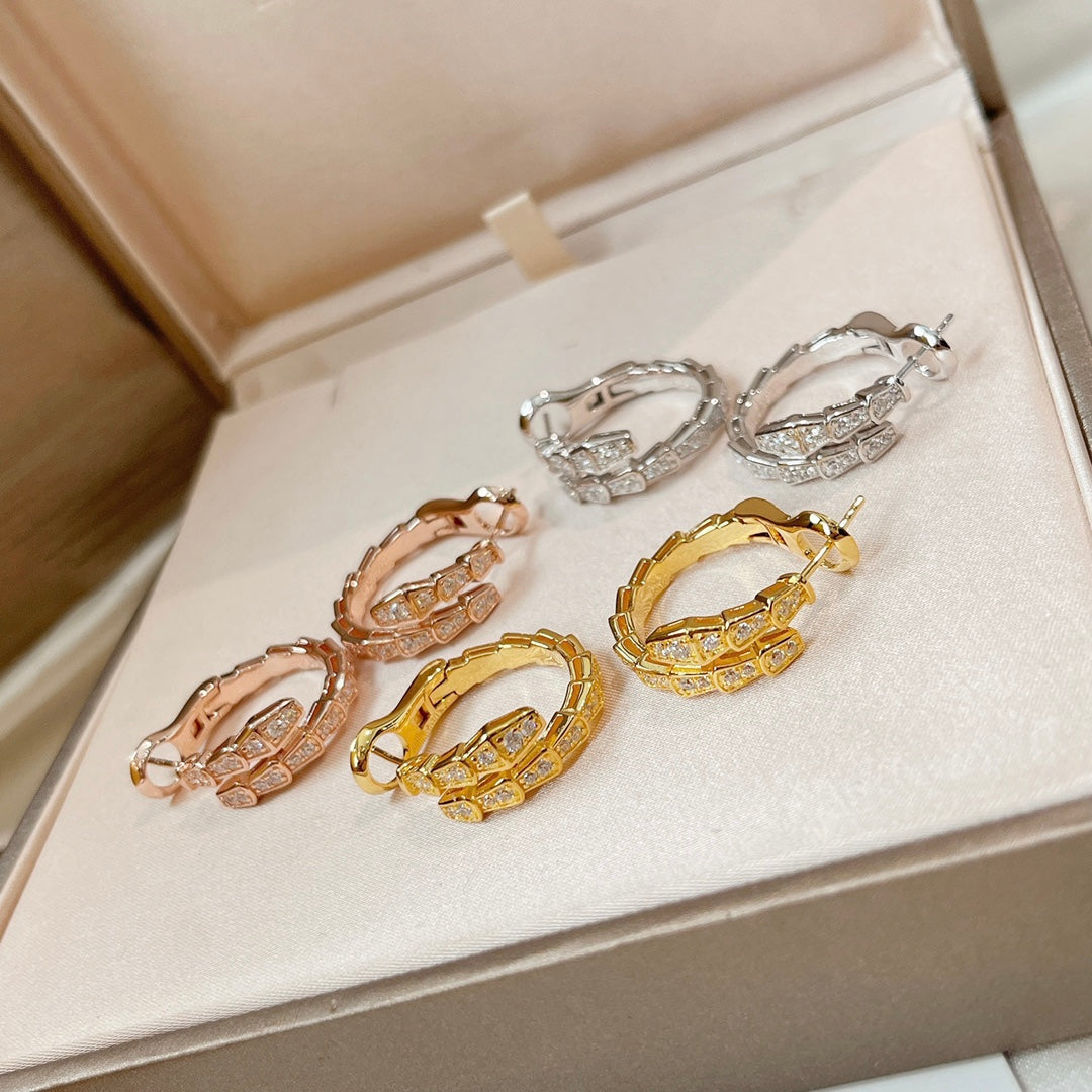 [Echo ]SERPENTI EARRINGS DIAMOND