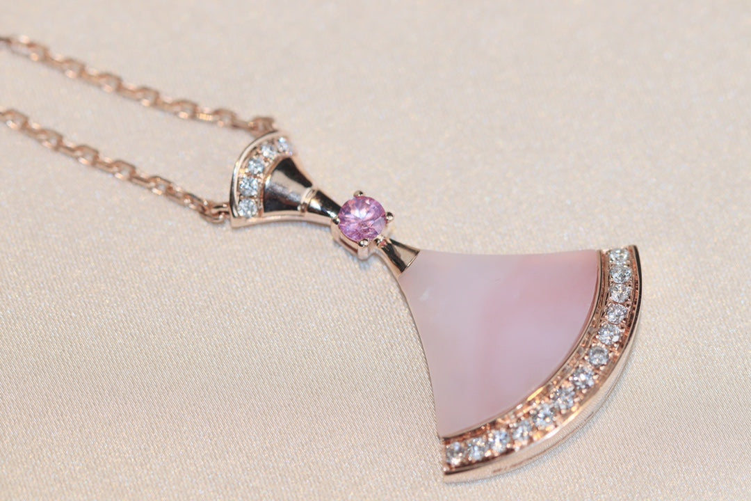[Kismet Jewels ]DREAM NECKLACE PINK MOP DIAMOND