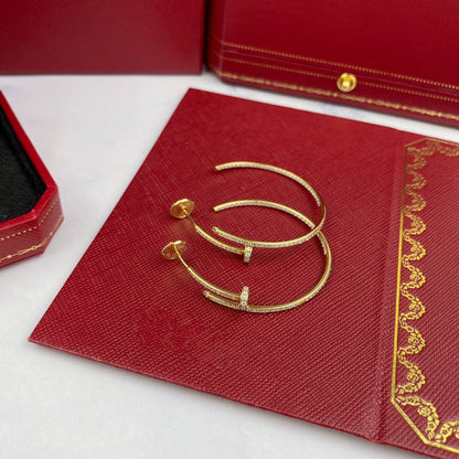 [Kismet Jewels ]JUSTE EARRINGS FULL DIAMONDS 1.8MM