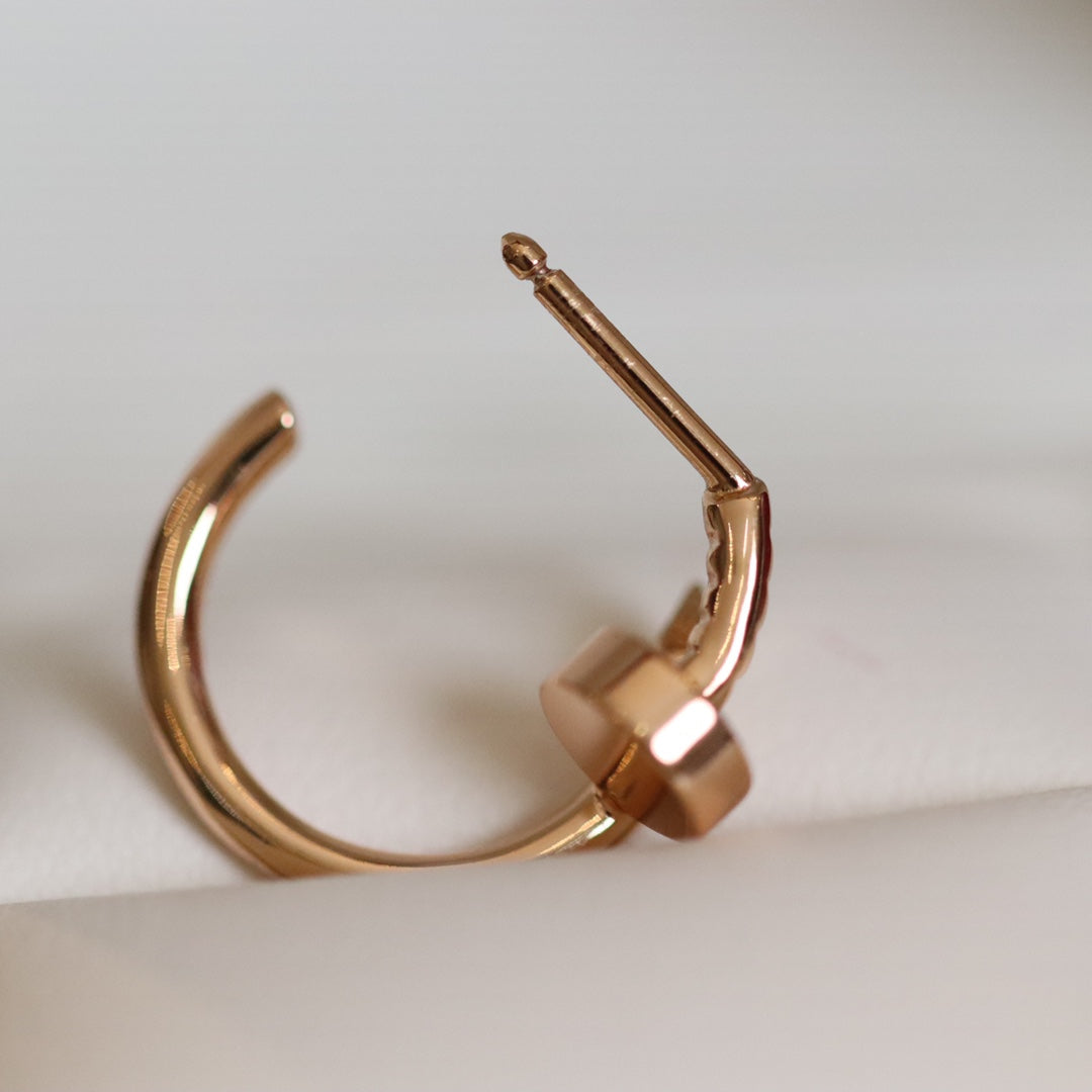 [Kismet Jewels ]JUSTE EARRINGS PINK GOLD
