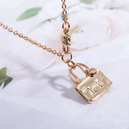[Kismet Jewels ]AMULETTE PEDANT ROSE GOLD NECKLACE