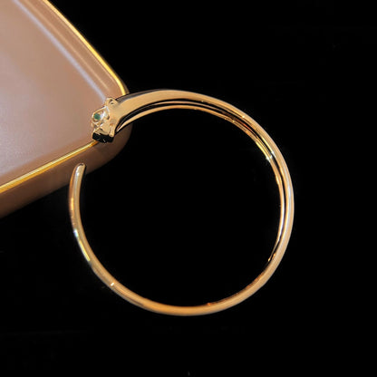 [Kismet Jewels ]PANTHERE GOLD OPEN BRACELET