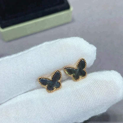 [Kismet Jewels ]BUTTERFLY DARK MOP  EARRINGS