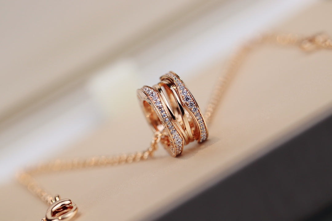 [Kismet Jewels ]ZERO 1 PINK GOLD NECKLACE