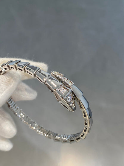 [Kismet Jewels ]SERPENTI BRACELET DIAMONDS SILVER