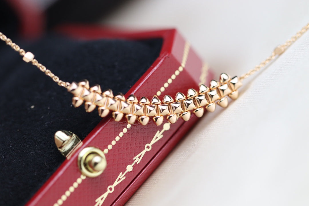 [Kismet Jewels ]CLASH PINK GOLD NECKLACE
