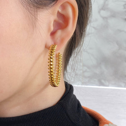 [Kismet Jewels ]CLASH HOOP EARRINGS