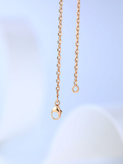 [Kismet Jewels ]H CAGE PINK GOLD NECKLACE