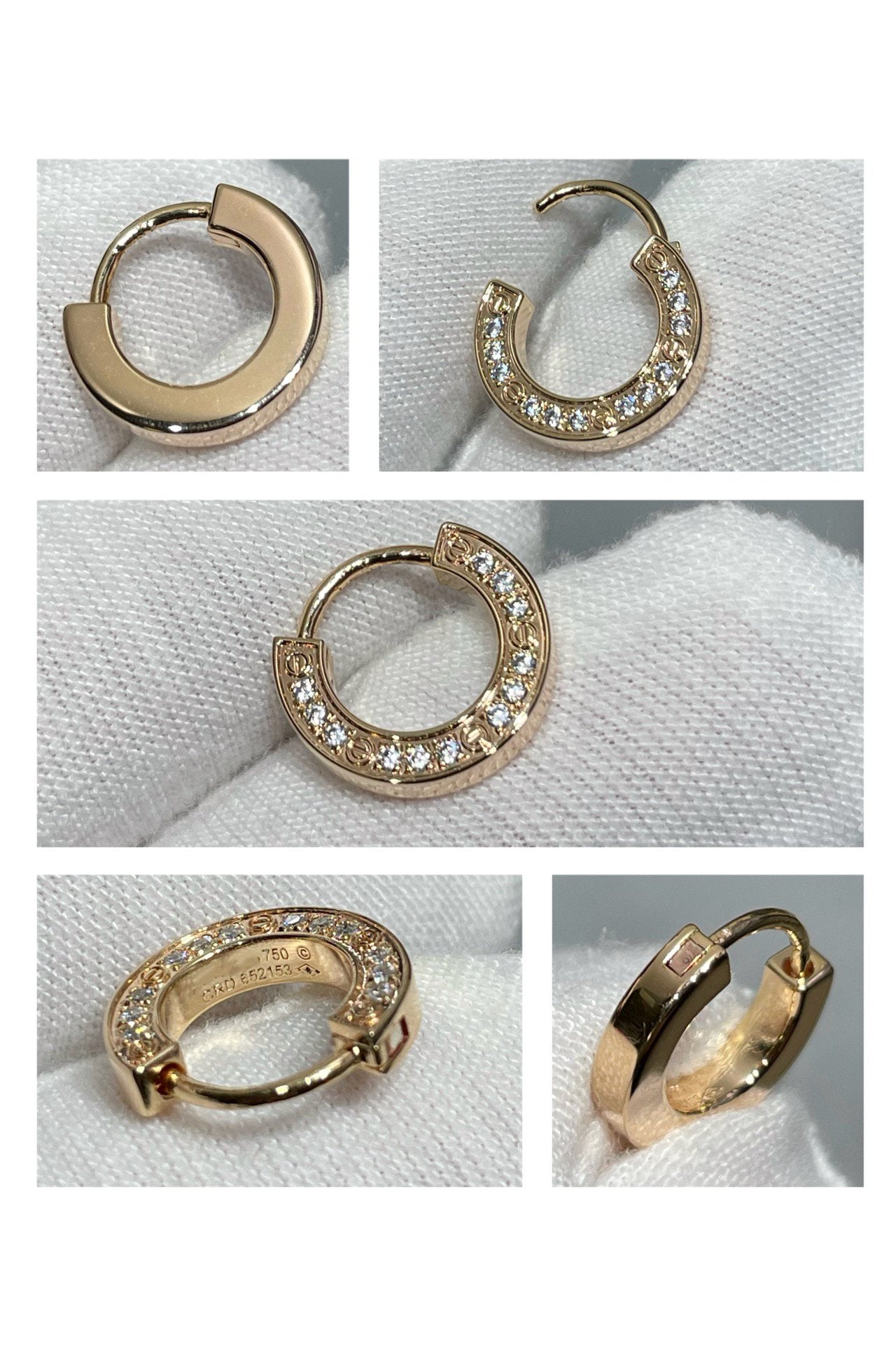 [Kismet Jewels ]LOVE DIAMOND EARRINGS