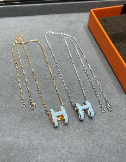 [Kismet Jewels ]POP H SKY BLUE NECKLACE